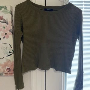 Hunter green shirt